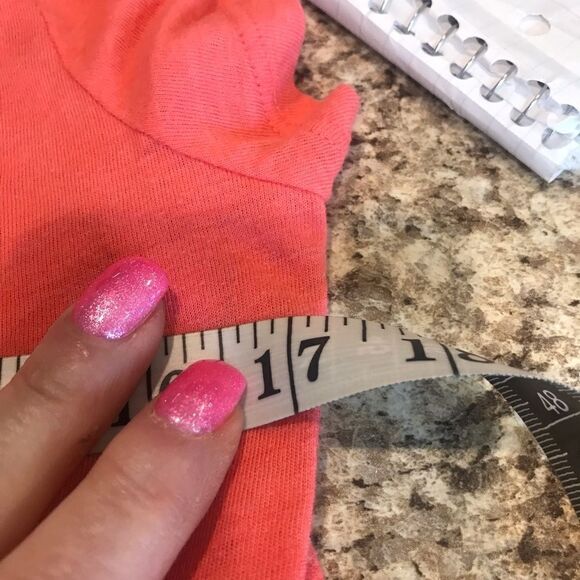 Justice Peach Summer Shirt Size 16 - Picture 12 of 12